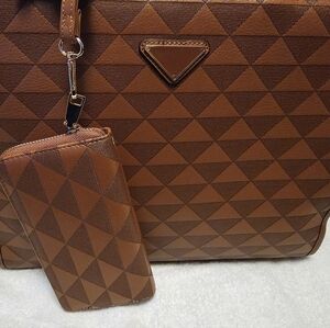 Large Brown Purse w/Wallet
